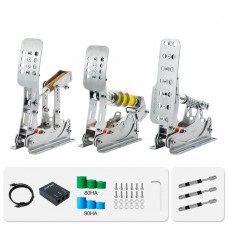 UT-P3-H3 (Throttle+Brake+Clutch) PC RC Game Simulator Pedals for Logitech G27/G29 Thrustmaster T300RS/GTT500 with 3 Hydraulic Rods
