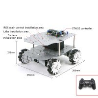 R550 Robot Chassis Robot Car Chassis (Mecanum Wheel Version w/ Electronic Control Swing Suspension)