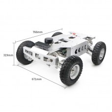 R550 (AKM) PLUS Ackerman Robot Car Top-End Version w/ Independent Suspension Orin NX 8GB + C16 Lidar