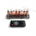 6-Bit IN-14 Nixie Tube Clock Base with 6PCS IN-14 Glow Tubes DIY Electronic Fluorescent Tube Creative Clock