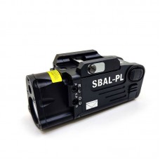 SOTAC-GEAR Black SBAL-PL LED Strobe Flashlight 400LM Aluminum Outdoor Flashlight with Red Laser