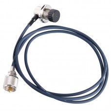 1.2M 2D5MR Feeder Line with M Connector for Vehicle Radio Walkie Talkie Handheld Transceiver Diamond Antenna