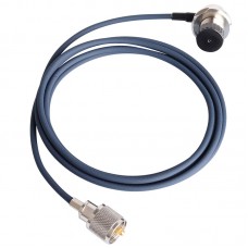 2M 2D5MR Feeder Line with M Connector for Vehicle Radio Walkie Talkie Handheld Transceiver Diamond Antenna