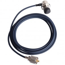 3M 2D5MR Feeder Line with M Connector for Vehicle Radio Walkie Talkie Handheld Transceiver Diamond Antenna