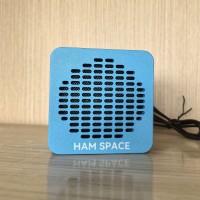HAM SPACE Blue MS-01 Shortwave Radio Speaker 3W 8ohms with 1/4 Interface for Vehicle Radio Station