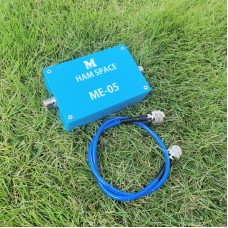 ME-05 Blue Shortwave Choke Coil 1-30MHz 100W Choke Ring M Female Connector with 0.5m Silver-plated Jumper Wire