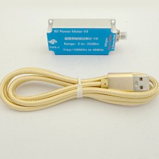 V9 100MHz - 40GHz USB Ultra-wideband RF Power Meter Upper Computer High Speed RMS Power Meter with Type-C Cable