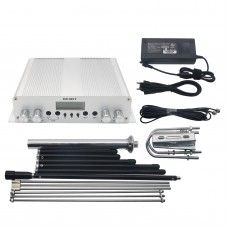 25W FM Transmitter Stereo PLL Broadcast Radio Station + Range Max Antenna + Power Supply