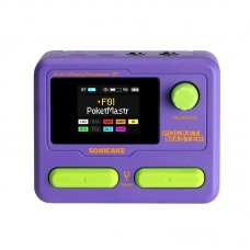 Sonicake Pocket Master (Purple) Electric Guitar Comprehensive Multi-Effects Processor Bluetooth with Over 100 Effects