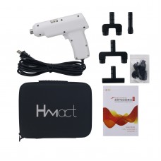 Chiropractic Massager Electric Chiropractic Adjusting Tool with 4 Massage Heads KXQ08C White  