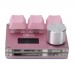 SayoDevice Pink 3-Key O3C OSU Rapid Trigger Custom Keyboard Hall Magnetic Axis Gaming Keyboard with 0.96-inch IPS Screen