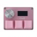 SayoDevice Pink 3-Key O3C OSU Rapid Trigger Custom Keyboard Hall Magnetic Axis Gaming Keyboard with 0.96-inch IPS Screen