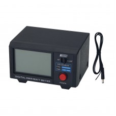 NISSEI DG-503MAX Digital SWR Meter CW/FM/SSB/AM/DMR SWR Watt Meter HF/VHF/UHF 1.6-525MHz 200W with 3.5-inch LCD