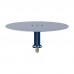 Left-handed Circular Polarization 15CM 120MHz-6GHz UWB Antenna Archimedes Spiral Antenna with SMA Male Connector