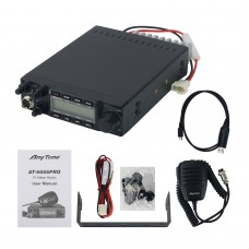 AnyTone AT-6666PRO 28-29.7MHz 10-Meter 40-Channel Amateur Radio AM/FM/USB/LSB/PA/CW Mode Radio Transceiver + Programming Cable