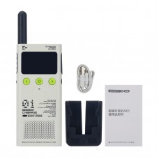 A101 Handheld Walkie Talkie 120-hours Ultra-long Standby 4W Bluetooth Frequency Programming for Outdoor 1.5-3KM