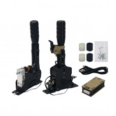 Sim Racing Games PU USB Sequence Set Shifter + Handbrake for Logitech G29/G27/G25 Thrustmaster T300RS/GT