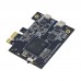 Blue Fifth Generation CapDMA Video Overlay Box + CaP75T DMA Board + KMBOX NET Keyboard Mouse Box Controller Kit