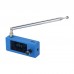 Blue Pocket-sized 0.5-108MHz SI4732 Radio RF Receiver 1.9-inch IPS Screen Support LSB USB AM FM Modes with Telescopic Antenna