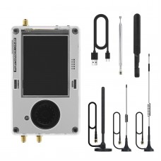 HAMGEEK R10C + H4MS HackRF One R10C V2.0.x SDR Radio MAX2837 and H4MS Portapack (with 5 Antennas)
