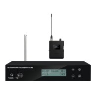 ANLEON S3D 560-596MHz Transmitter+Receiver Kit Stereo Wireless In-Ear Monitor System for Stage Performance