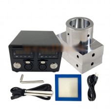 High Quality 6061 3*5 Aluminum Plate Dual-hole PID Temperature Controller with Heating Rod for Rosin Press Machine