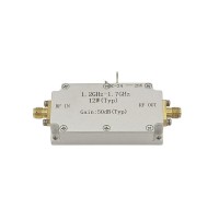 1.2GHz–1.7GHz 12W RF Power Amplifier RF Power Amp with SMA Female Connector (without Cooling System)