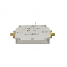 1.2GHz–1.7GHz 12W RF Power Amplifier RF Power Amp with SMA Female Connector (without Cooling System)