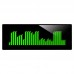 EO512 OLED Music Spectrum Clock (Black Plastic Shell) with Bluetooth Lyrics & Vehicle Speed Display
