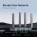 GL.iNet Flint 2 GL-MT6000 Wifi 6 Router Home VPN Router Boasts 2.5G Ports and 6 Ethernet Ports