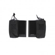 PEW TACTICAL JPC 2.0 Tactical Vest Side Panels w/ Two Radio Pouches (Black) for PRC-152 and PRC-148