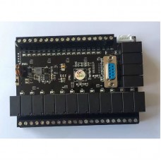 32MR Programmable Logic Controller Board 0-3.3V Y0-Y17 16 Relay Outputs Compatible with FX1N Series PLC