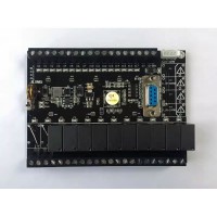 24MRT Programmable Logic Controller Board 0-3.3V Y2-Y13 10 Relay Outputs Compatible with FX1N Series PLC