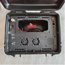 Emergency Radio Communication Box with Metal Panel for YAESU FTM500D/FTM510D Radio Station