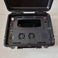 Black Emergency Radio Communication Box with Metal Panel Dedicated for YAESU FTM-150R Radio Station