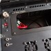 Black Emergency Radio Communication Box with Metal Panel Dedicated for YAESU FTM-150R Radio Station