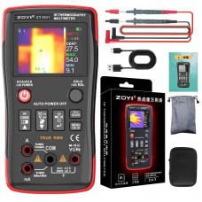 ZT-R01 2-IN-1 IR Thermal Imaging Multimeter Professional Digital Multimeter 2.4-inch IPS Color Screen with Hard Storage Bag