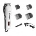 KM-809A Rechargeable Hair Trimmer LCD Display 12W Electric Hair Clipper 100-240V with Adjustable Blade Length