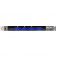 BDS PP-31 Digital Audio Spectrum Analyzer Display 1U Music Spectrum VU Meter 31 Segments (Silvery Panel + Blue LED)