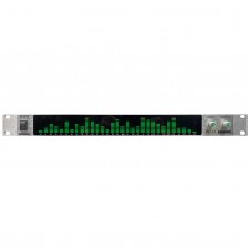 BDS PP-31 Digital Audio Spectrum Analyzer Display 1U Music Spectrum VU Meter 31 Segments (Silvery Panel + Green LED)