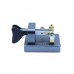 VK-6 Mini Shortwave Radio Aluminum Alloy Automatic CW Electric Key 3.5mm Interface with Adjustable Contact Gap