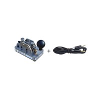 Standard Version Mini Portable Morse Code CW Key Shortwave Radio Telegraph Trainer Manual CW Key