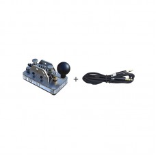 Standard Version Mini Portable Morse Code CW Key Shortwave Radio Telegraph Trainer Manual CW Key