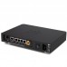LHY AUDIO AS6 1000Mbps 6-Port Hifi Switch LPS & OCXO Ethernet Switch (Black 115V) for Audiophile