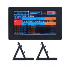 Black MMDVM Hotspot Box Digital MMDVM Modem Boasts 7" Touch Screen and Wifi (with Raspberry Pi 3B)