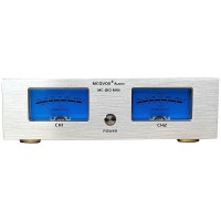 White MC-210MKII HiFi Power Amplifier with Dual VU Meters High End Music Display Audio Amplifier Support Cabinet Mount
