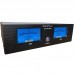 Black MC-210MKII HiFi Power Amplifier with Dual VU Meters High End Music Display Audio Amplifier Support Cabinet Mount