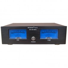 Black MC-210MKII HiFi Power Amplifier with Dual VU Meters High End Music Display Audio Amplifier Support Cabinet Mount