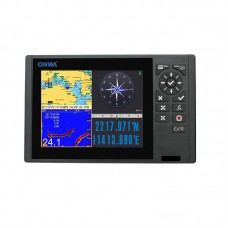 ONWA KM-8X 8-inch LCD Marine GPS Chart Plotter Fish Finder GPS+Beidou Class B+ AIS Transponder Echo Sounder
