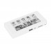 HAMGEEK RW01 Mini E-Ink Reader E-Book Reader (White Panel) for Weather Clock Image Viewing Alarm TXT & EPUB Files
